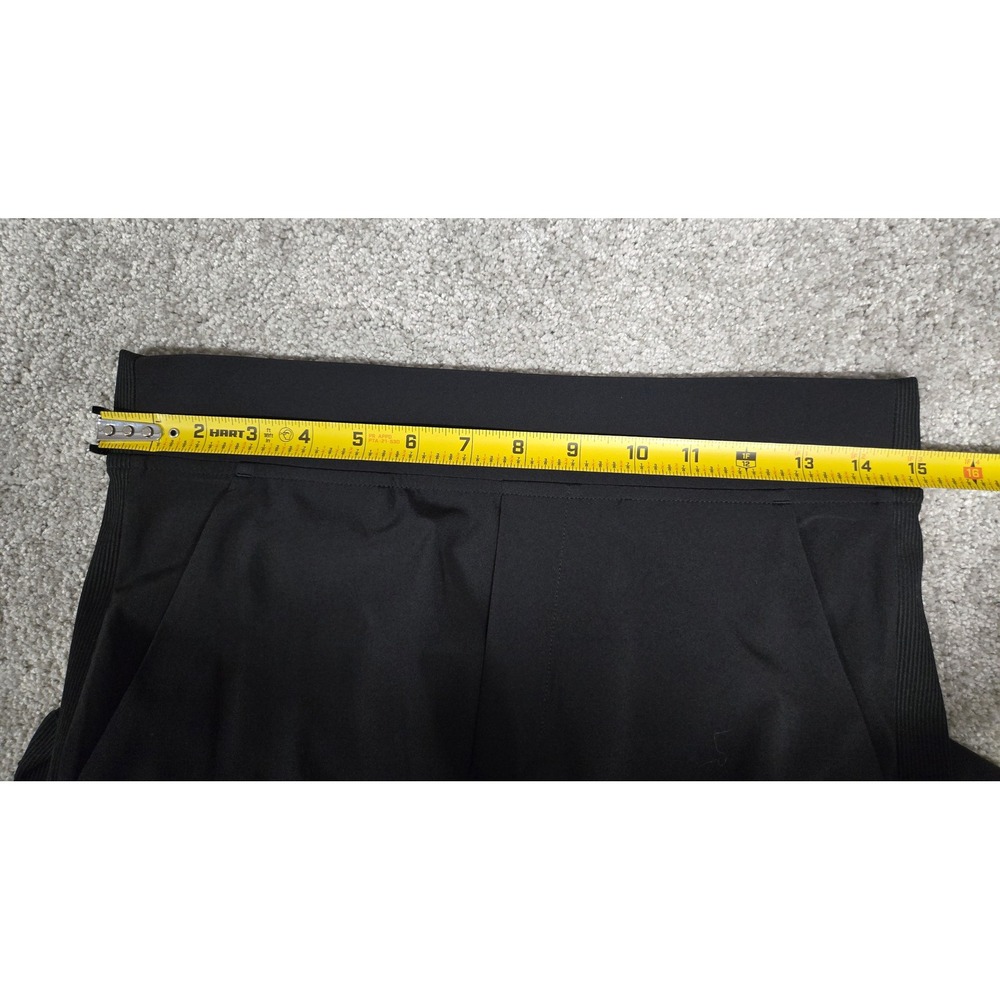 Athleta Brooklyn Ankle Pants Stretch Travel Work Slits Black Women's Size 4 Tall - Picture 5 of 12